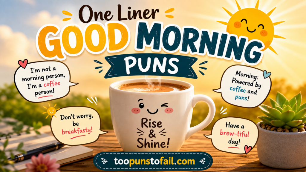 One Liner Good Morning Puns