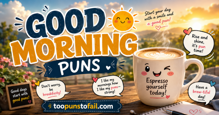 Good Morning Puns: 100+ Funny & Cute Morning Jokes