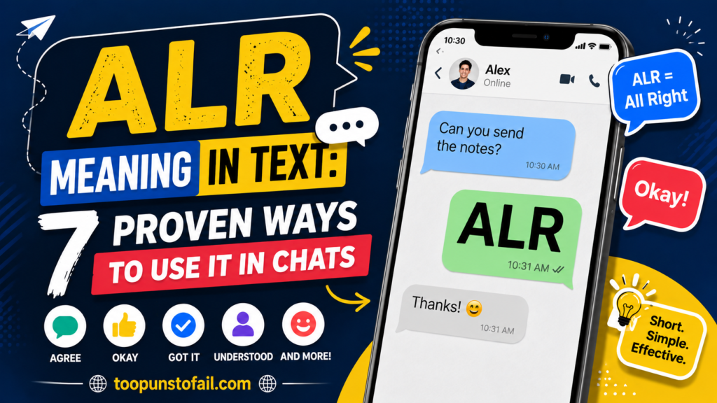 ALR Meaning in Text: 7 Proven Ways to Use It in Chats