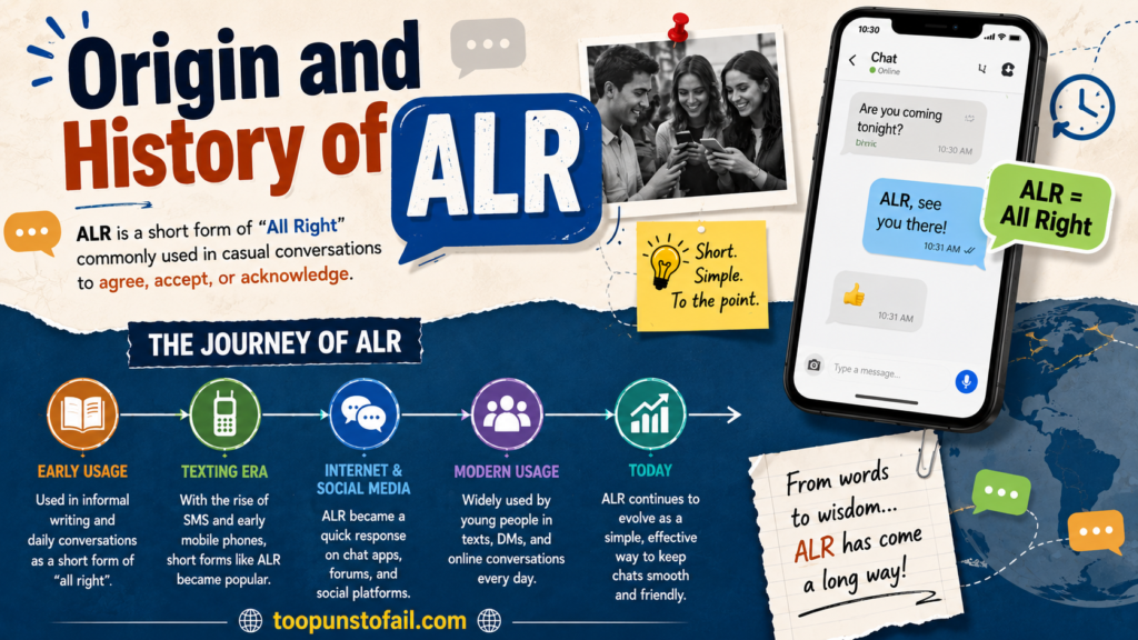 Origin and History of ALR