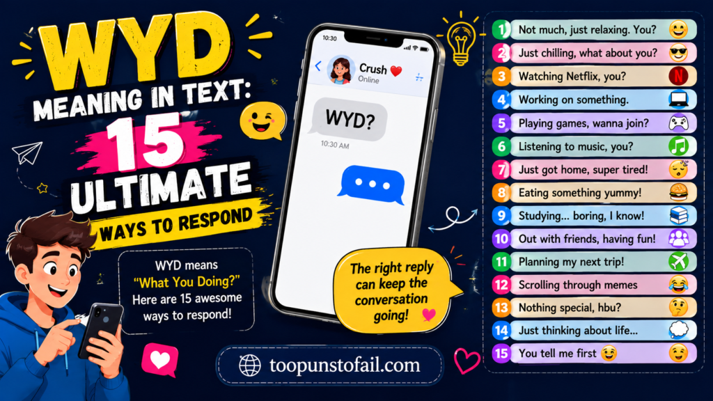 WYD Meaning in Text: 15 Ultimate Ways to Respond