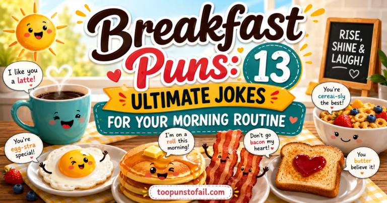 Breakfast Puns: 13 Ultimate Jokes for Your Morning Routine