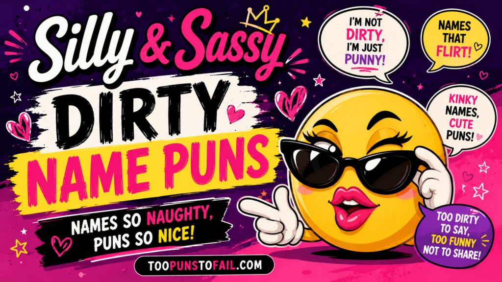 Silly & Sassy Dirty Name Puns