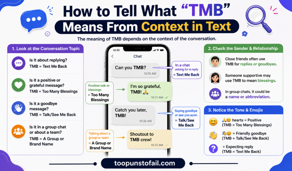 How to Tell What "TMB" Means From Context