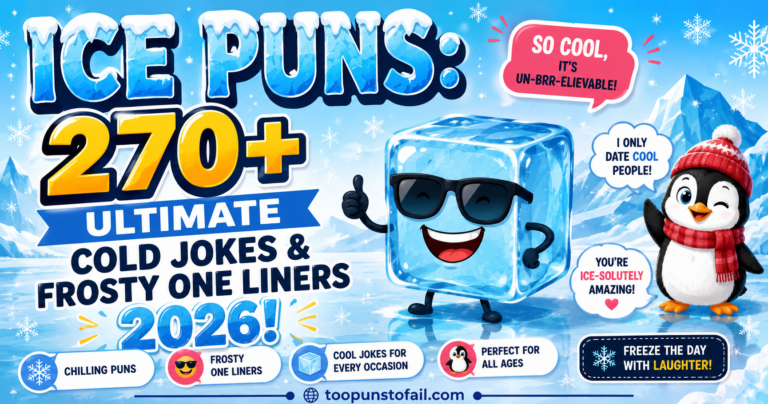 Ice Puns: 270+ Ultimate Cold Jokes & Frosty One Liners 2026!