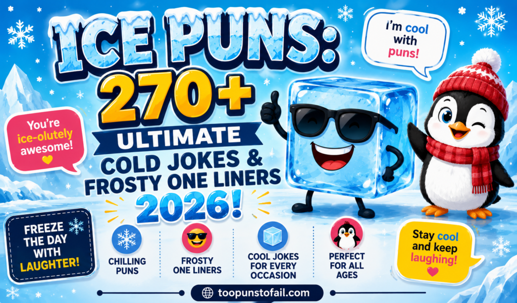 Ice Puns: 270+ Ultimate Cold Jokes & Frosty One Liners 2026!