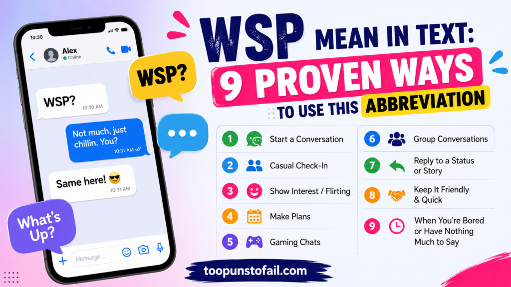 WSP Mean in Text: 9 Proven Ways to Use This Abbreviation