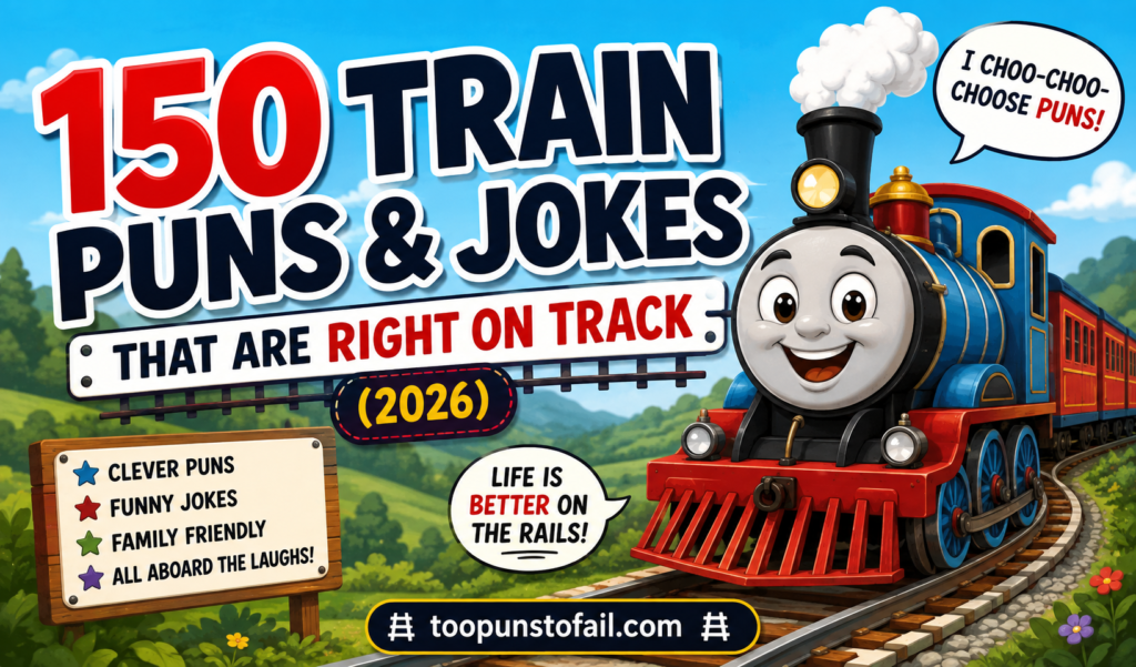 150 Train Puns & Jokes That Are Right on Track (2026)