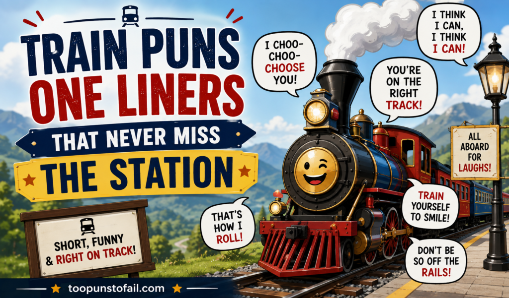  Train Puns One Liners That Never Miss the Station