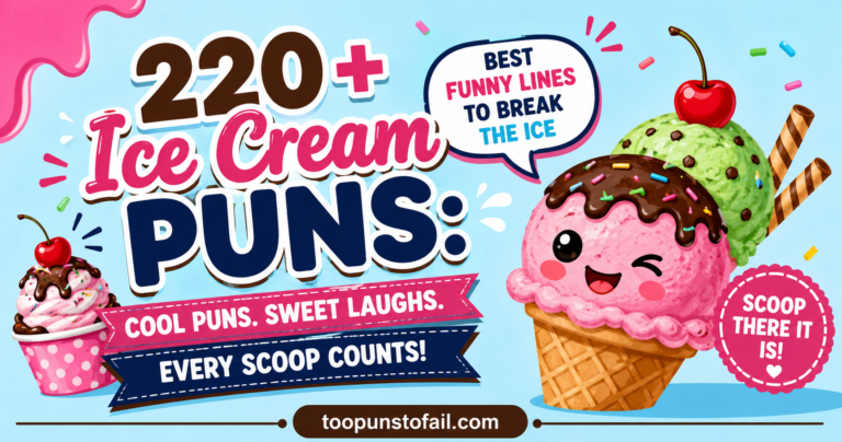 220+ Ice Cream Puns: Best Funny Lines to Break the Ice