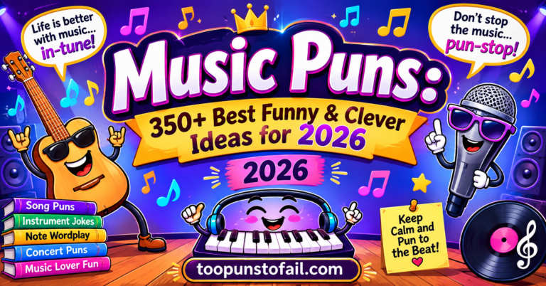 Music Puns: 350+ Best Funny & Clever Ideas for 2026
