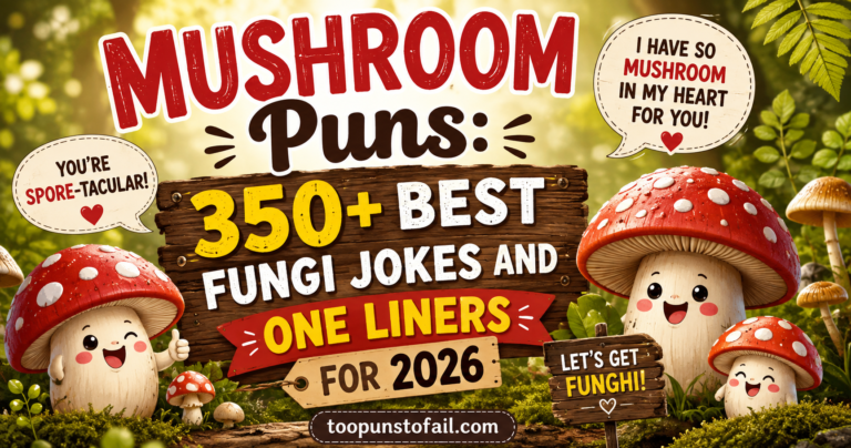 Mushroom Puns: 350+ Best Fungi Jokes and One Liners for 2026