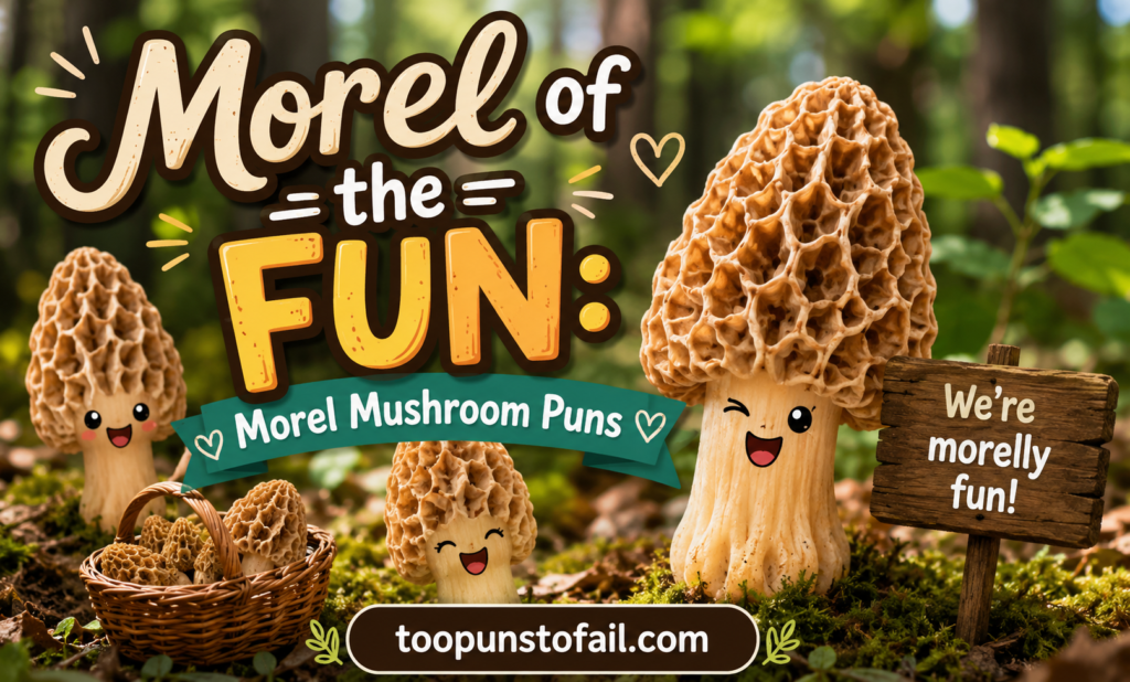 Morel of the Fun: Morel Mushroom Puns