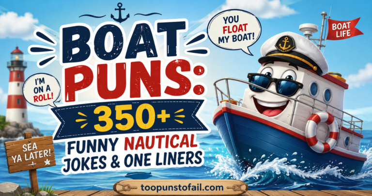 Boat Puns: 350+ Funny Nautical Jokes & One Liners