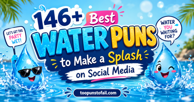 146+ Best Water Puns to Make a Splash on Social Media