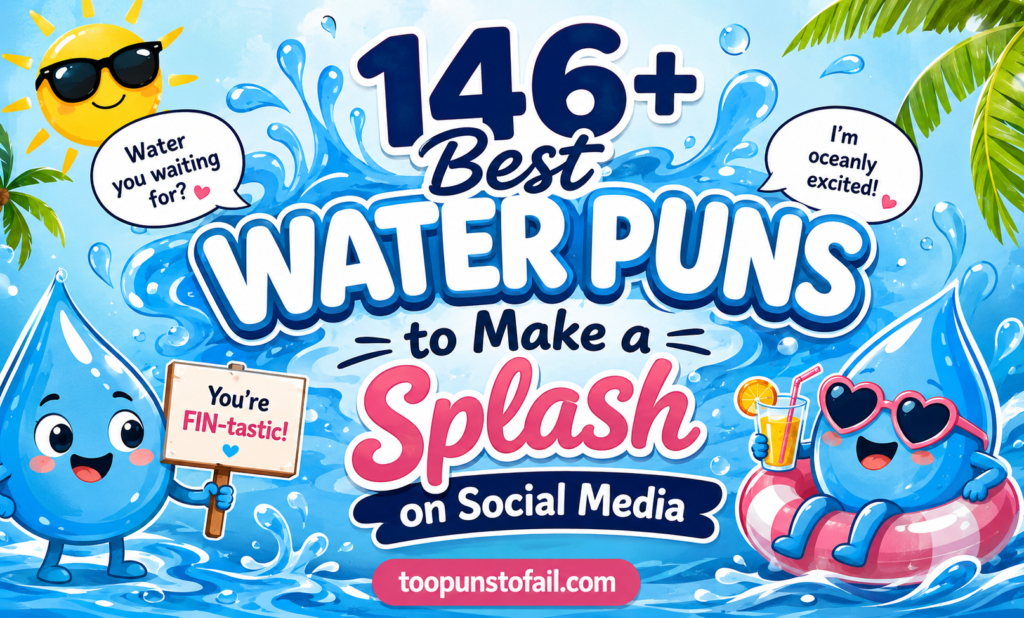 146+ Best Water Puns to Make a Splash on Social Media