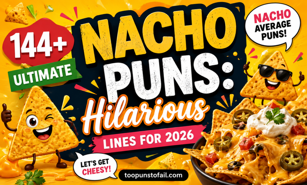 Nacho Puns: 144+ Ultimate Hilarious Lines for 2026