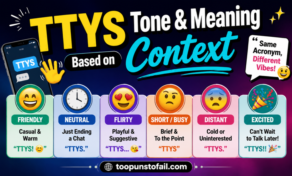 TTYS Tone & Meaning Based on Context