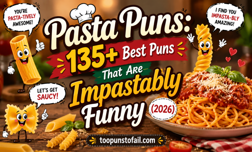 Pasta Puns: 135+ Best Puns That Are Impastably Funny (2026)