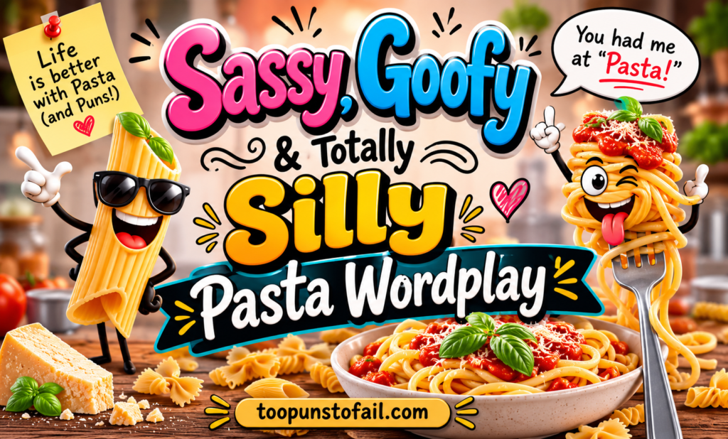 Sassy, Goofy & Totally Silly Pasta Wordplay