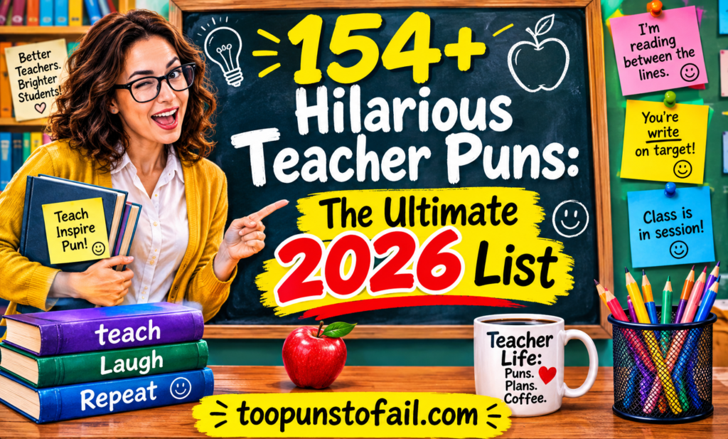 154+ Hilarious Teacher Puns: The Ultimate 2026 List
