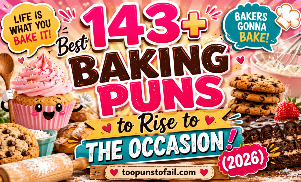143+ Best Baking Puns to Rise to the Occasion (2026)