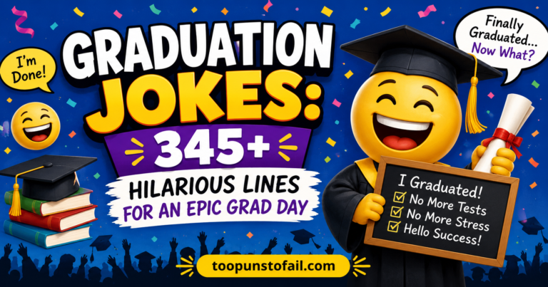Graduation Jokes: 345+ Hilarious Lines for an Epic Grad Day