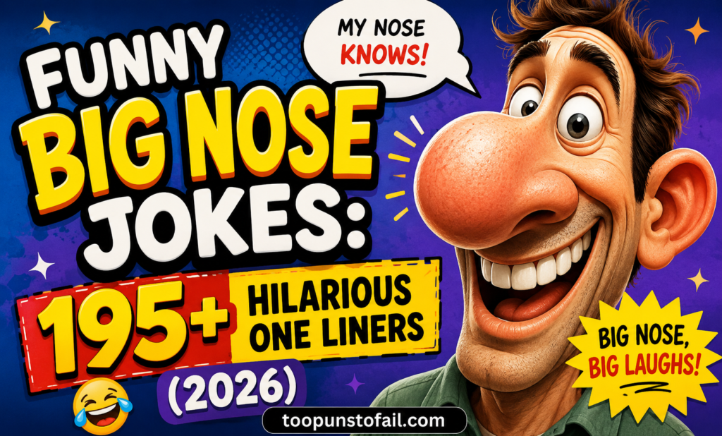 Funny Big Nose Jokes: 195+ Hilarious One Liners (2026)