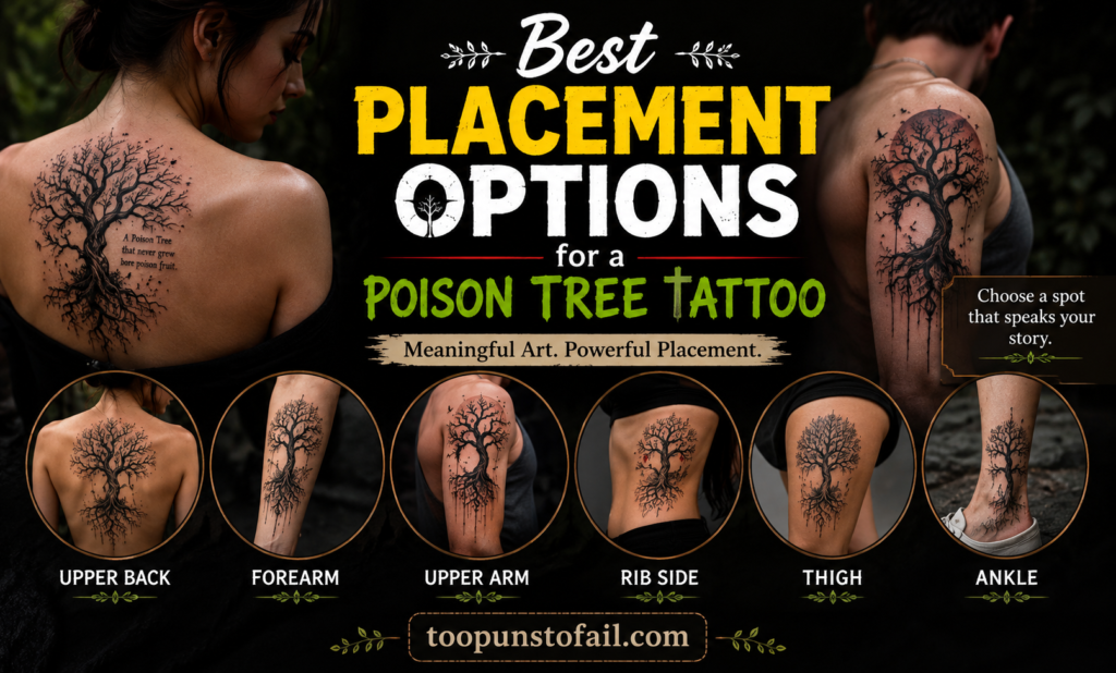 Best Placement Options for a Poison Tree Tattoo