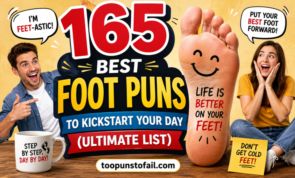 165 Best Foot Puns to Kickstart Your Day (Ultimate List)