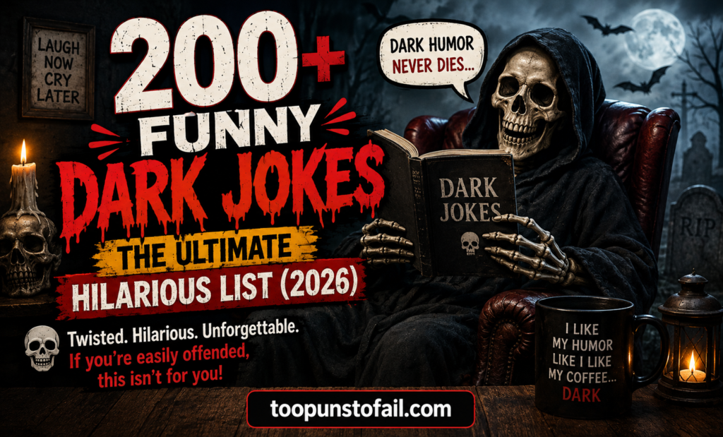 200+ Funny Dark Jokes: The Ultimate Hilarious List (2026)