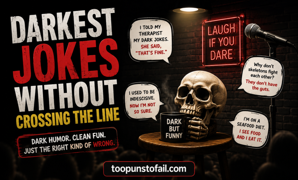 Darkest Jokes Without Crossing the Line