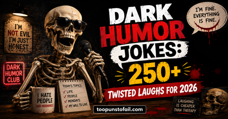 Dark Humor Jokes: 250+ Twisted Laughs for 2026