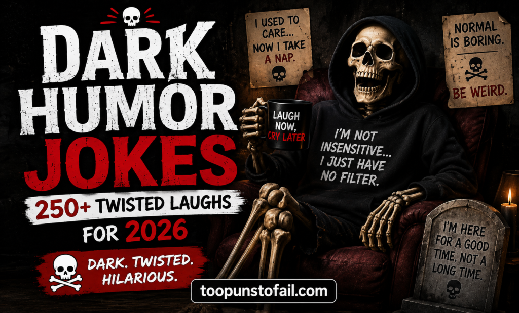Dark Humor Jokes: 250+ Twisted Laughs for 2026