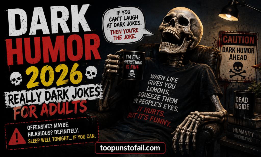 Dark Humor 2026: Really Dark Jokes for Adults