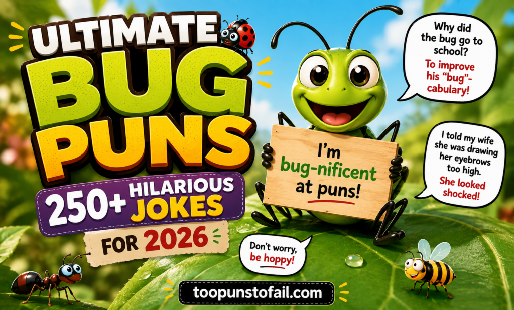 Ultimate Bug Puns: 250+ Hilarious Jokes for 2026